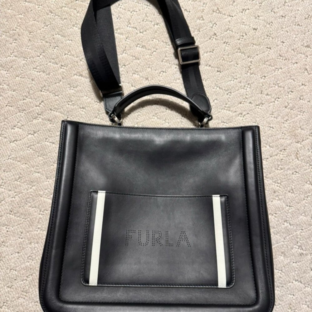 Furla Reale Bag Black & White Brand New with Dustbag 🖤
